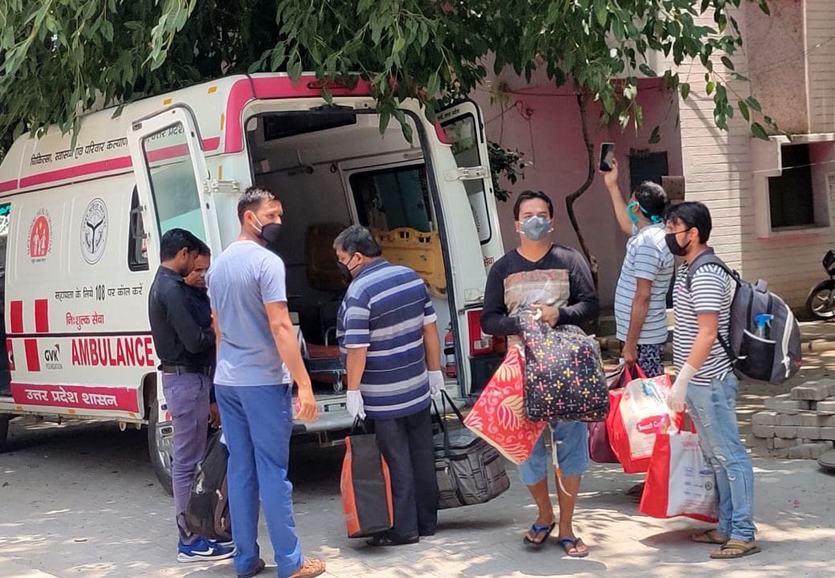 Aligarh: 36 patients reached home after defeating Corona