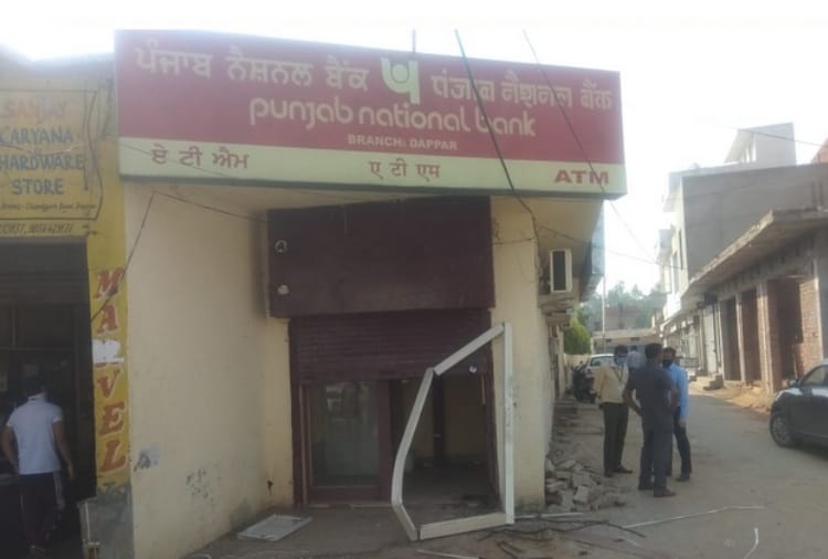 Punjab National Bank ATM Robbed at Lalru, Mohali