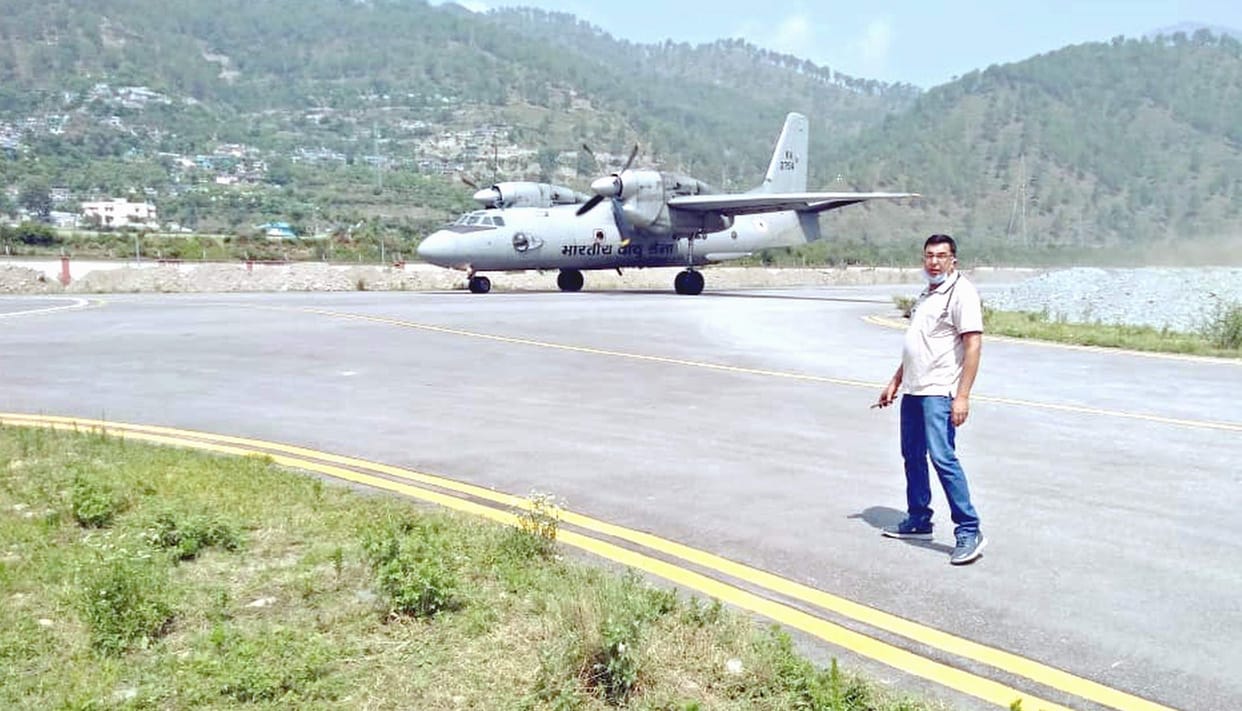 Air Force exercises landing and flight of multi purpose aircraft AN-32