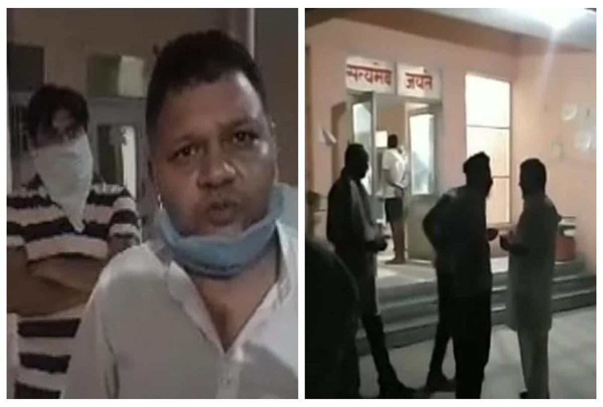 Police beats tent trader in faridabad reach local mla read full mid night drama