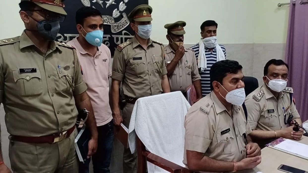 Aligarh: The mastermind of robbery arrested.
