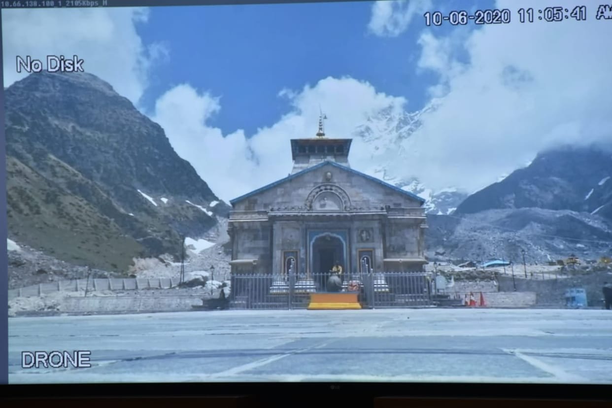 prime minister narendra modi monitored kedarnath's development through video conferencing