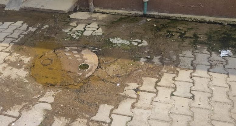 People upset due to not cleaning sewer