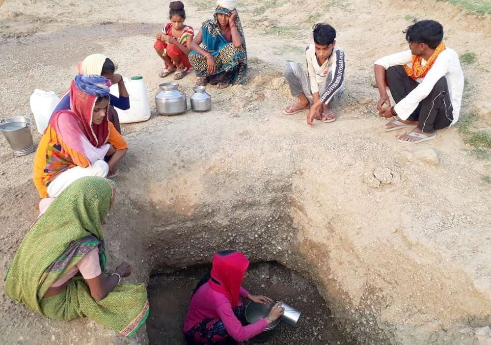 Water crisis due to dams and rivers drying up