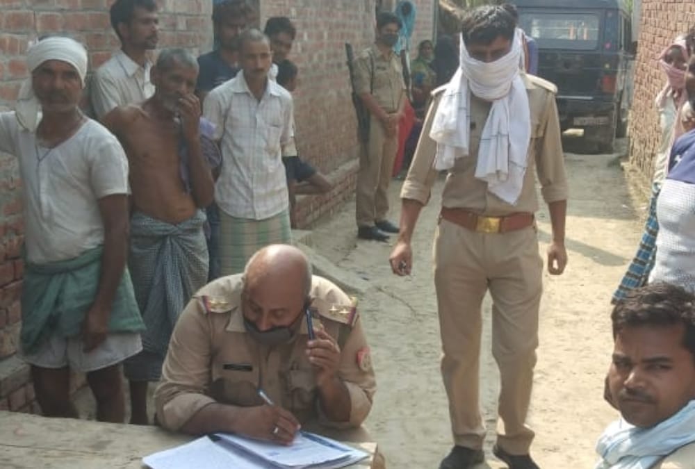 A man murdered in haidergadh kotwali in Barabanki.