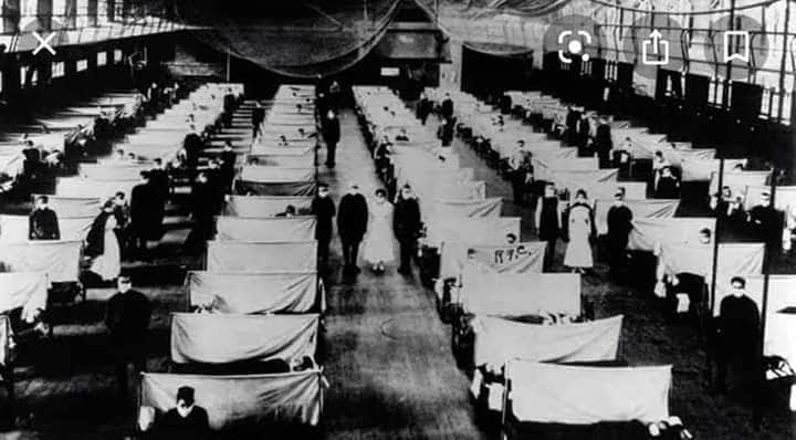 there are some viral about photos about 1918 Spanish flu have a look in the history