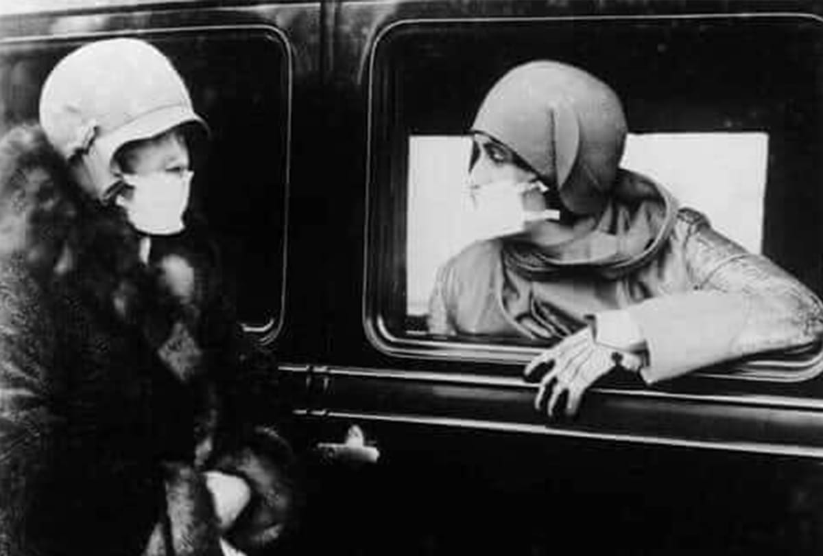 there are some viral about photos about 1918 Spanish flu have a look in the history