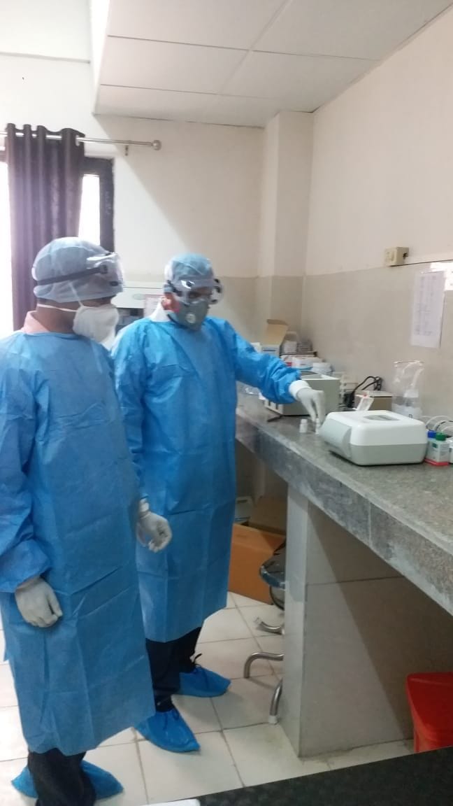 Corona investigation started in the district with true-nat machine