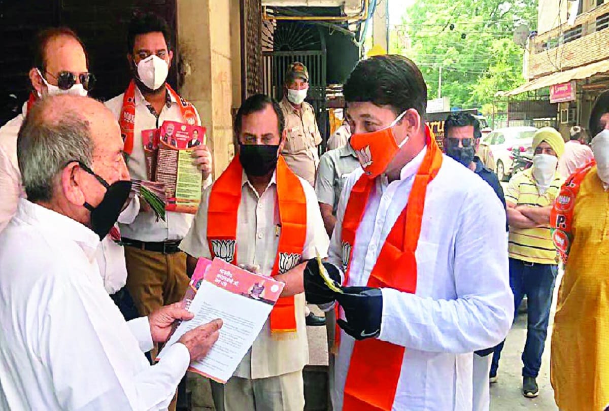 jan sampark abhiyaan of bjp in delhi
