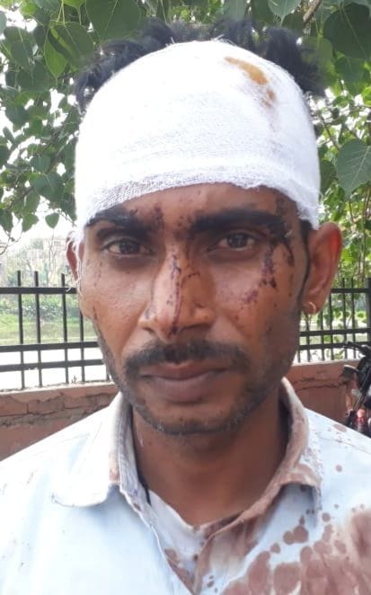The police vandalized the victim's house