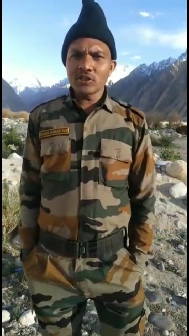 Video of Sonbhadra's soldier posted in Siachen goes viral