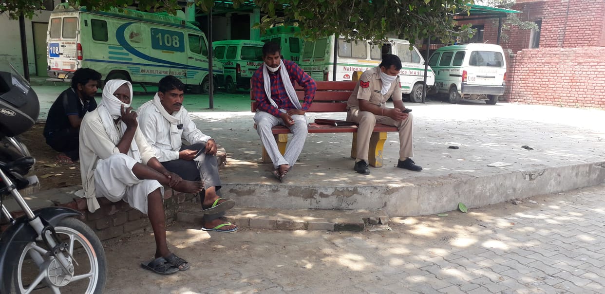 Old man lives in bull attack in Lijwana Khurd