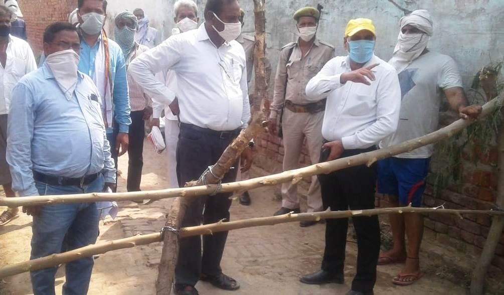 Hathras: 250 meters from the house of the infected in Madanai declared an area hot spot