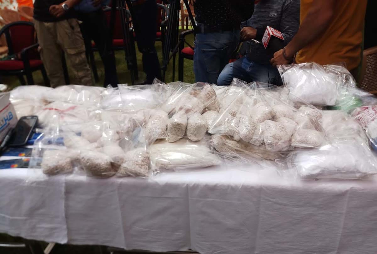 Handwara Police busted Pakistan sponsored narco terror module 3 Lashkar terror associates arrested in jammu kashmir