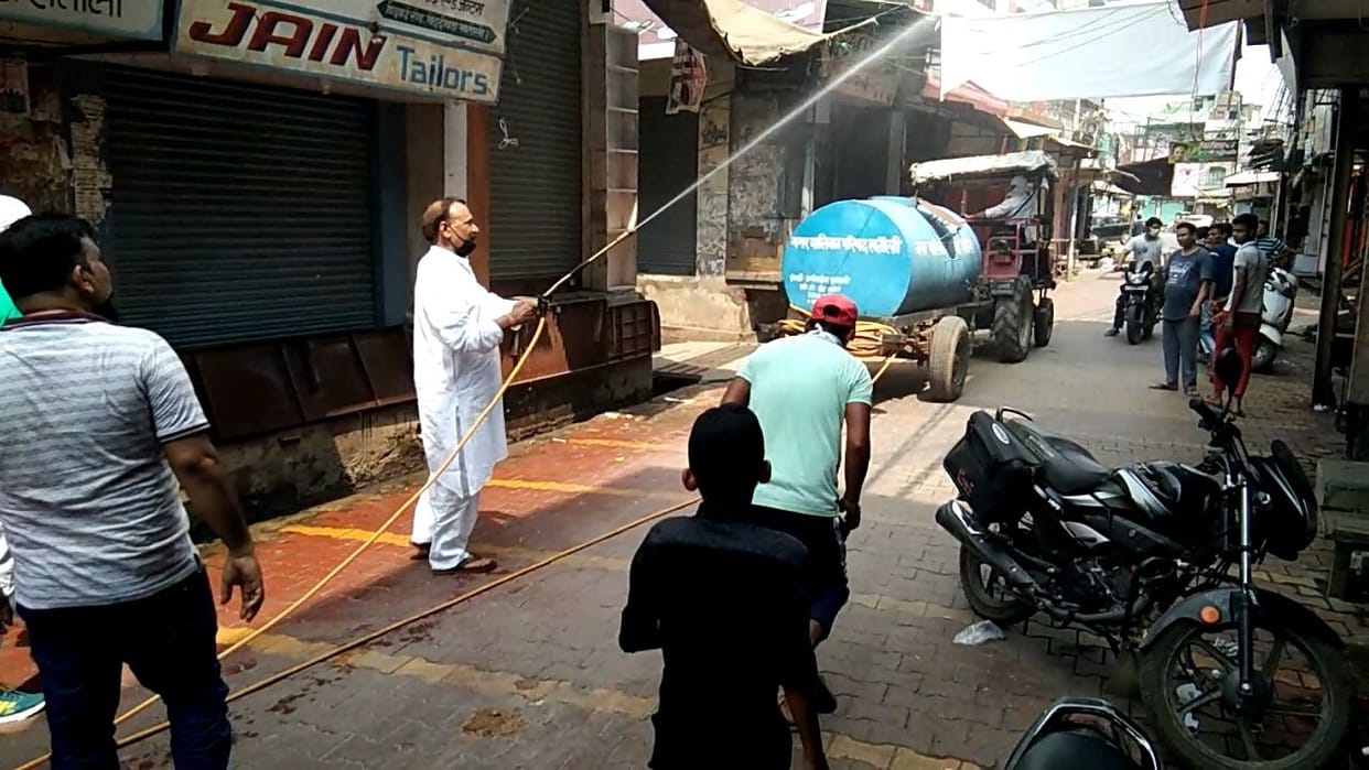 Sanitized Mohalla Pakkabagh