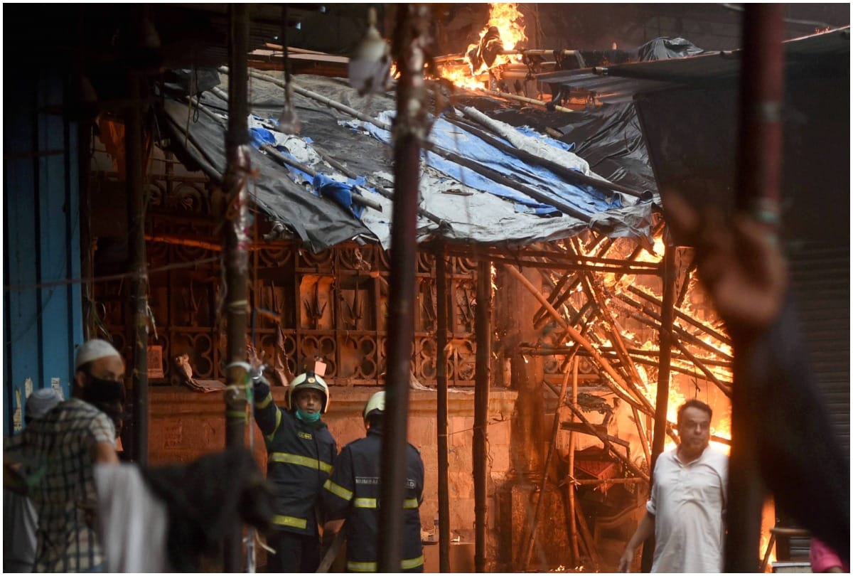 Fire breaks out at Crawford market in south Mumbai