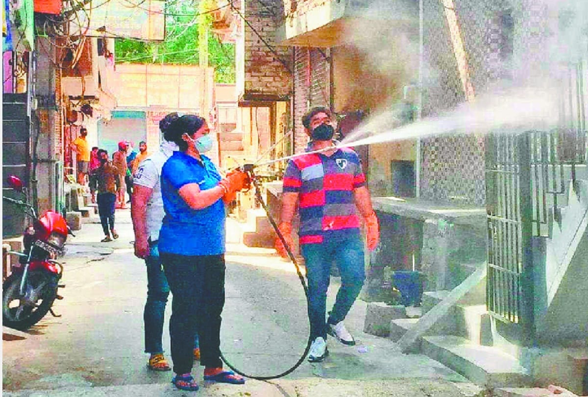 corona infection getting pace in delhi