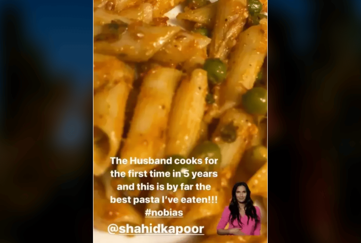 Shahid Kapoor cooked pasta for the first time in 5 years for her wife Mira Rajput