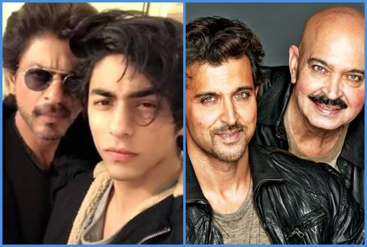 Shah Rukh Khan Aryan Khan and these father son duos lookslike carbon copy