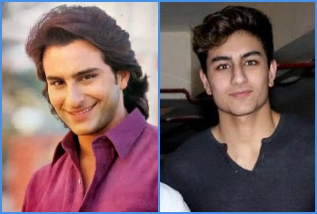Saif ali khan at 21 looks exactly like his son Ibrahim Ali khan throwback video viral