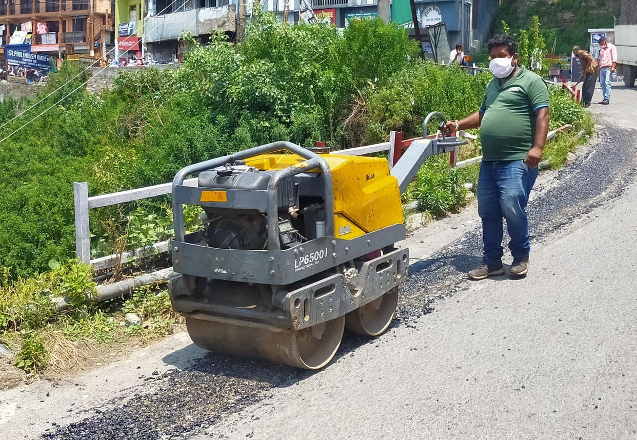 Pech work of Almora Road