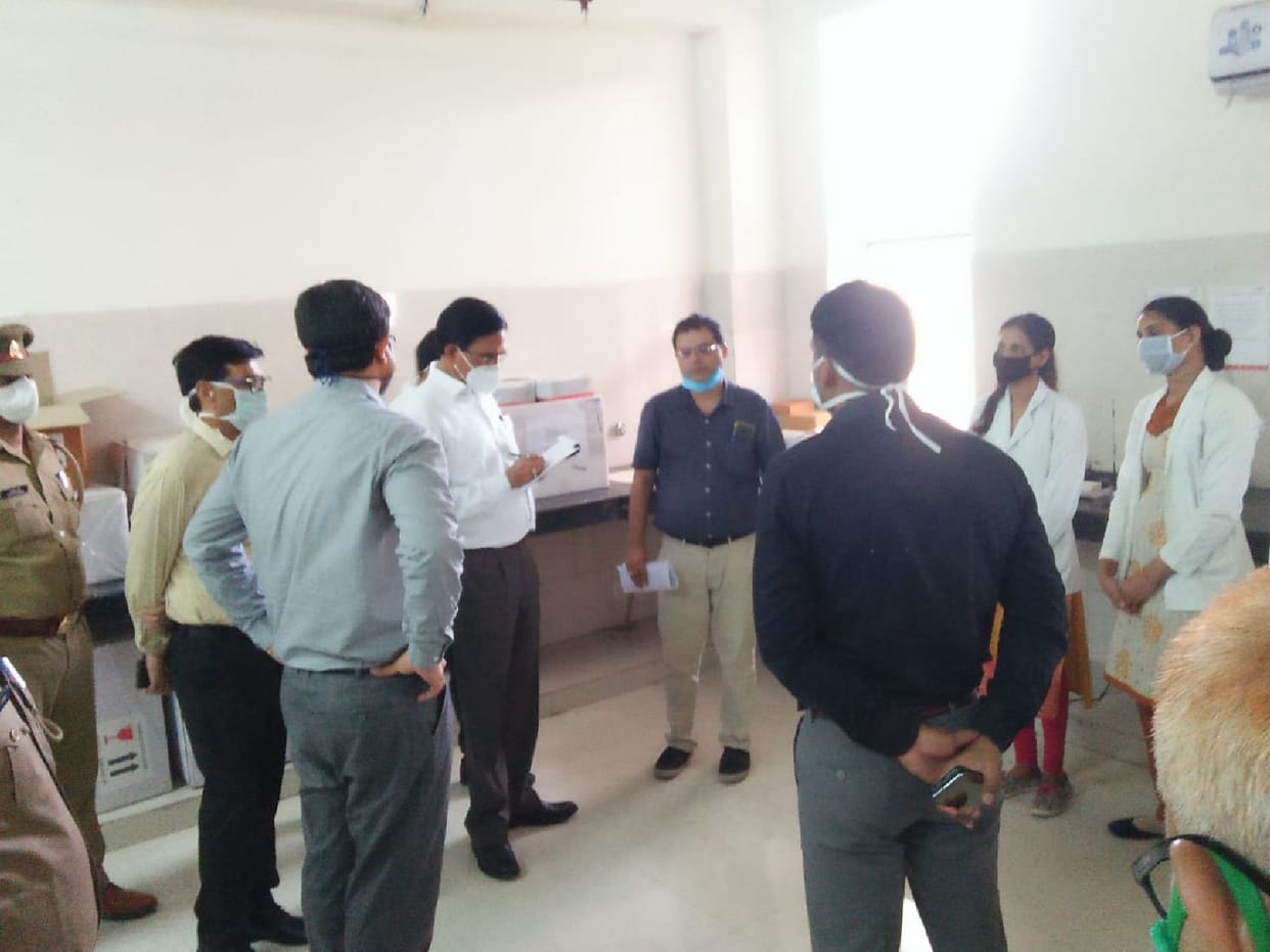 Get corona examined in medical college itself