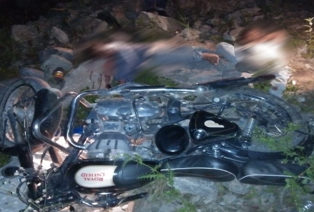 Bike Fell into ditch on badrinath highway, one youth killed