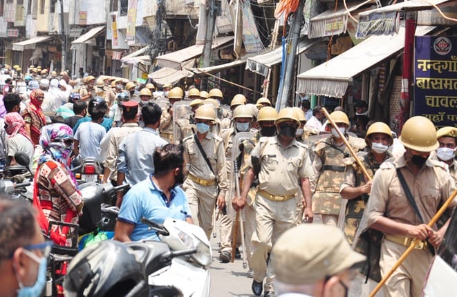 Police was alert about the prayers offered