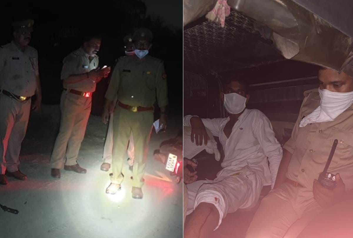 lucknow police and criminals encounter in krishna nagar