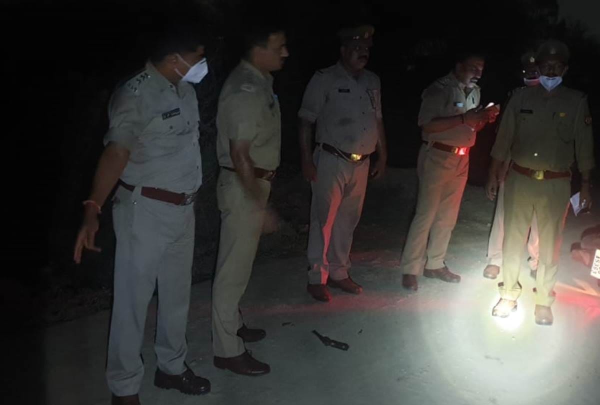 lucknow police and criminals encounter in krishna nagar