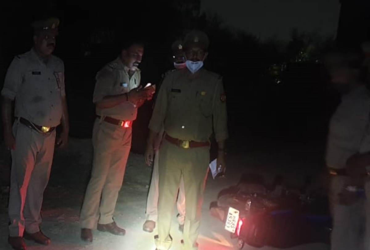 lucknow police and criminals encounter in krishna nagar