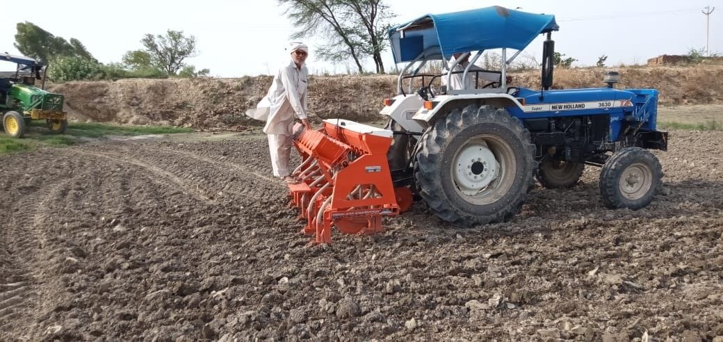 Direct sowing of paddy increased due to non-availability of laborers