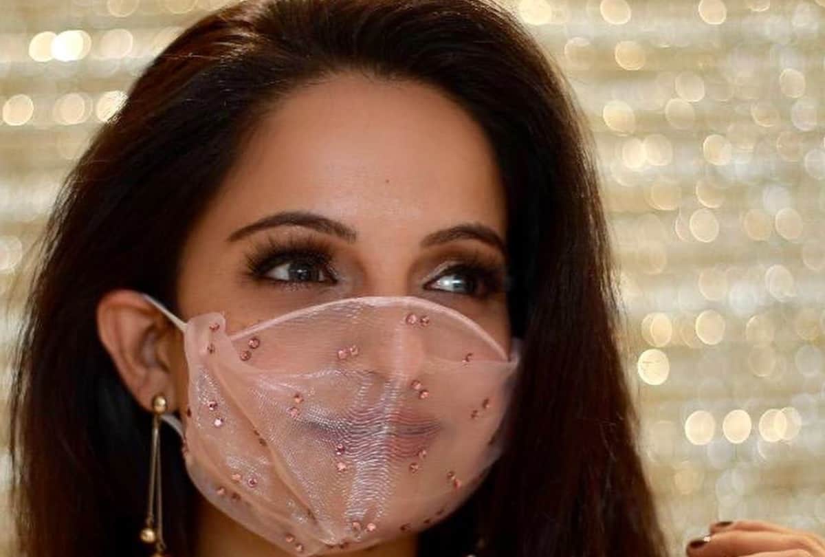 gia manek get trolles for wearing stylish mask but give these unique way reply