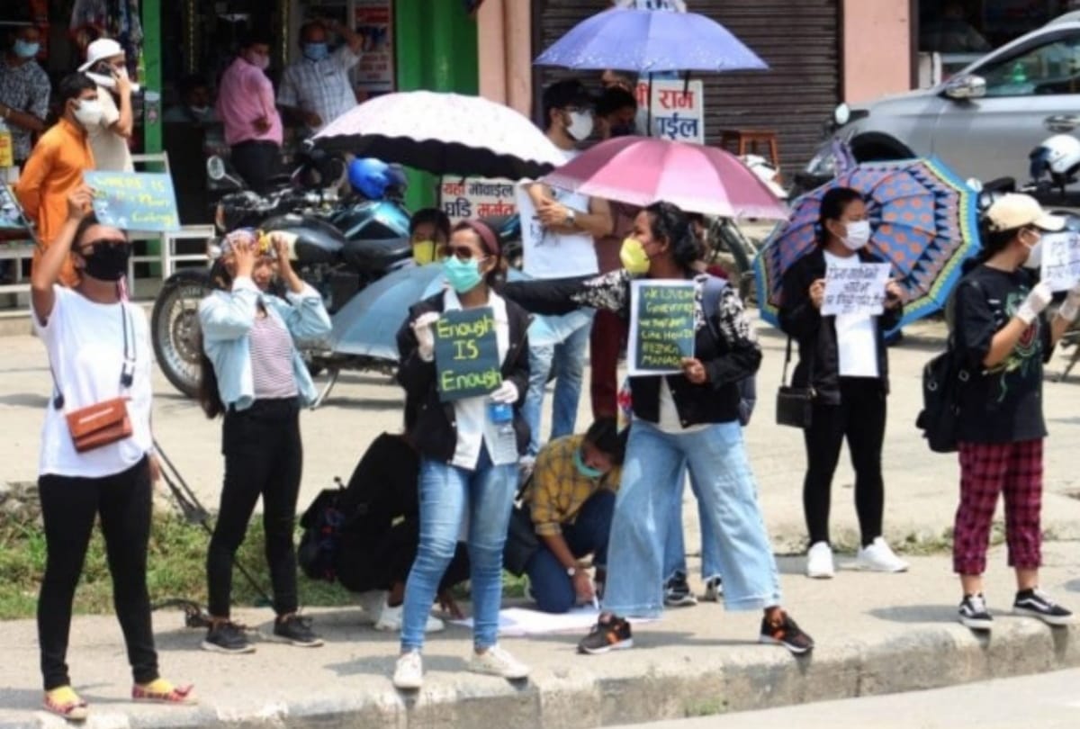 One side Pleased on recognizing lipulekh Kalapani other side protest against Government in nepal for corona