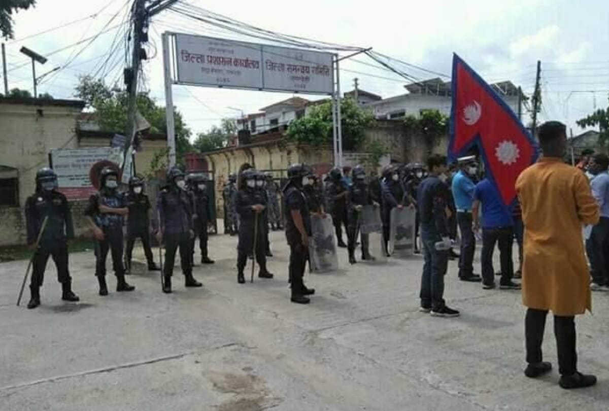 Nepali citizens protest against Corona infection by accusing government of negligence