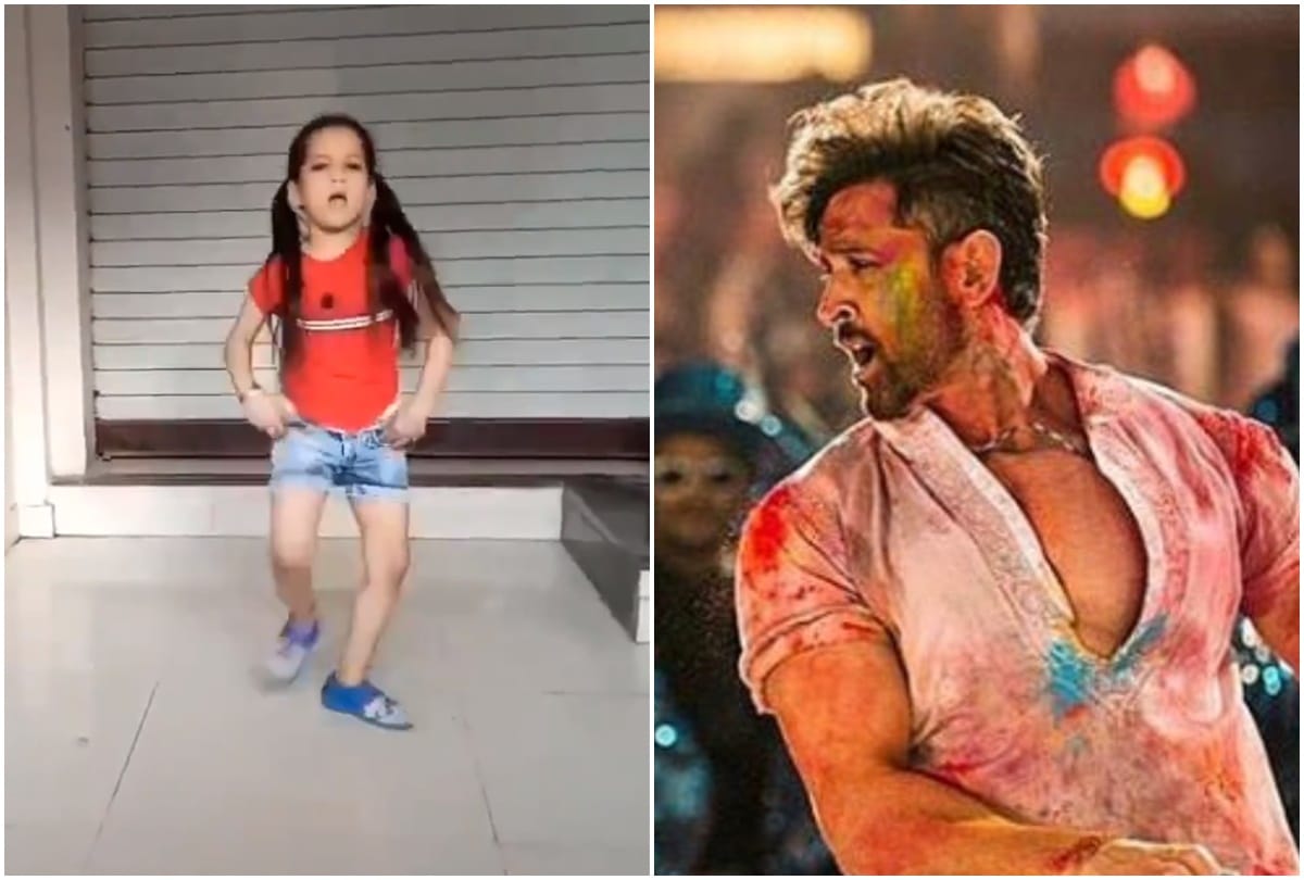 Hrithik Roshan Shares Video of A Little Girl Dancing on Jai Jai Shiv Shankar Song From War