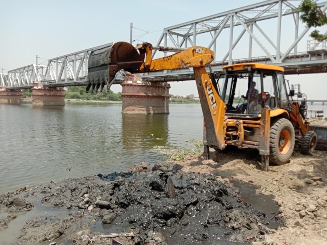 cleen, yamuna, campain, river, mathura