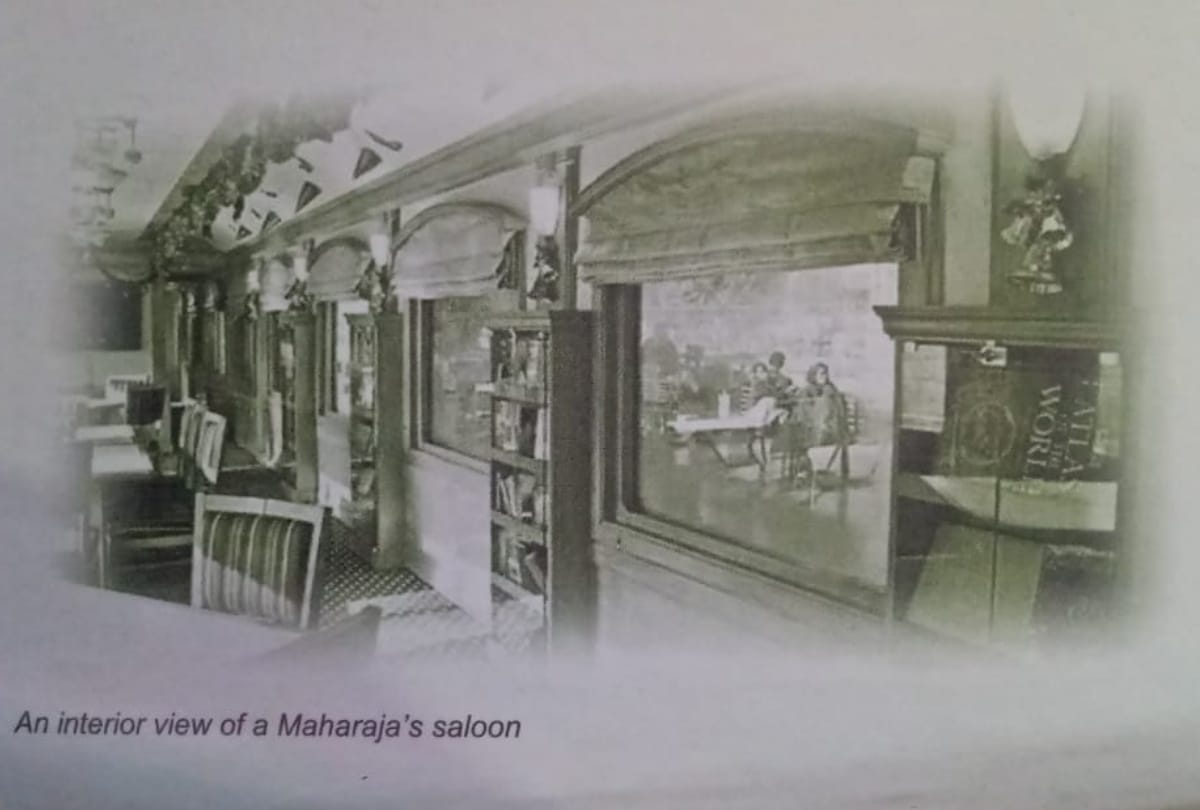 special story of NER saloon in Train