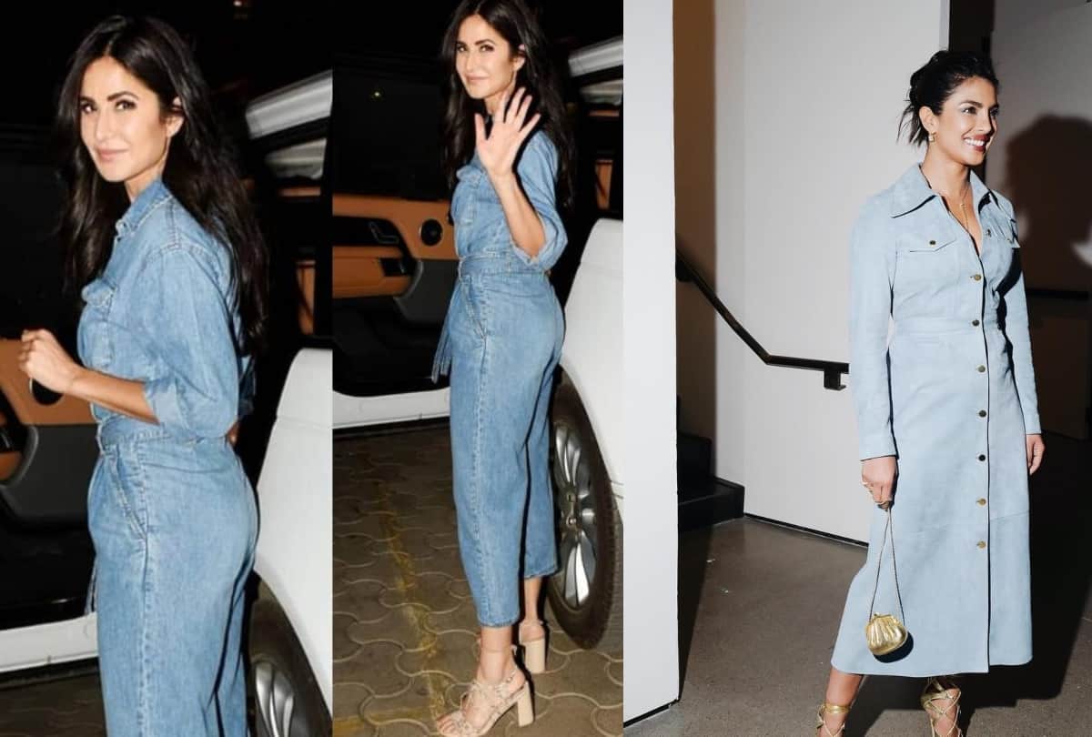 priyanka chopra kareena kapoor to katrina bollywood celebs wore denim dress for casual look