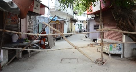 Police line made 'N' block hotspot, sealed