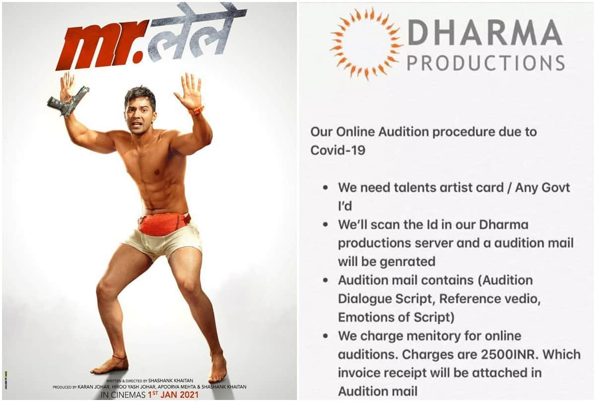 Shashank Khaitan Warns People Against Fake Casting Call From Dharma Productions For Varun Dhawan Starrer mr Lele
