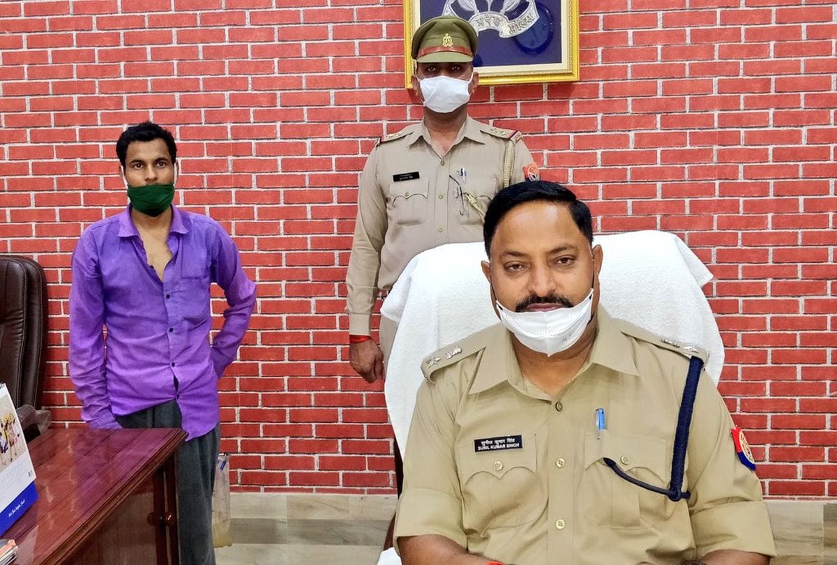 young man arrested for killing two nephews in etah