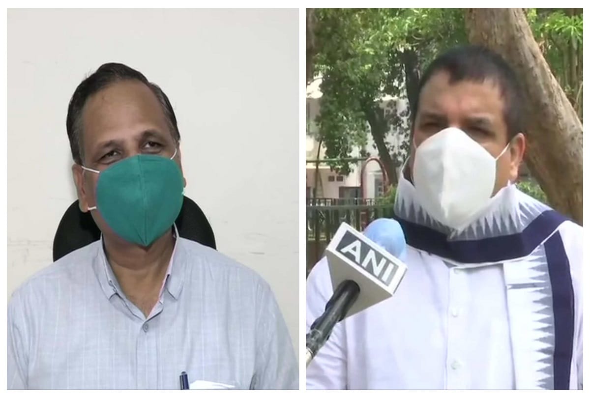 AAP pressurize on increasing of corona test for that it write letter to dr harshvardhan satyendra jain sanjay singh emphasis on test increasing