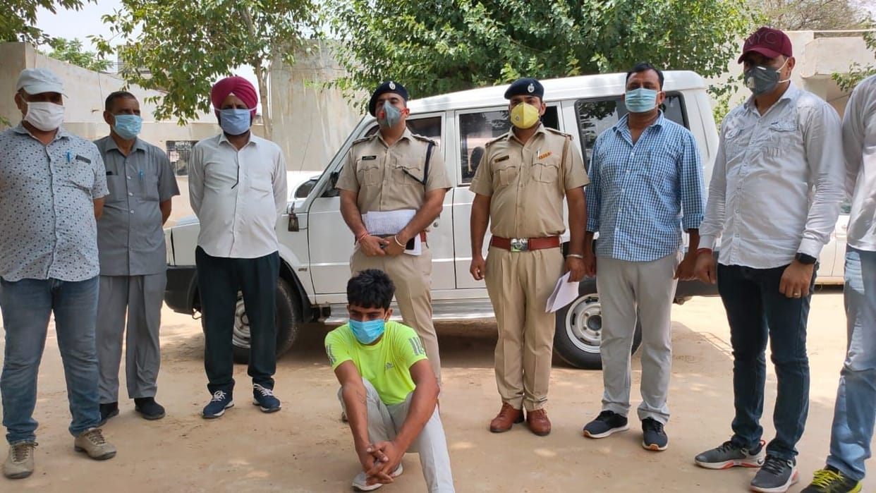 the absconding prisoner arrested from ellenabaad