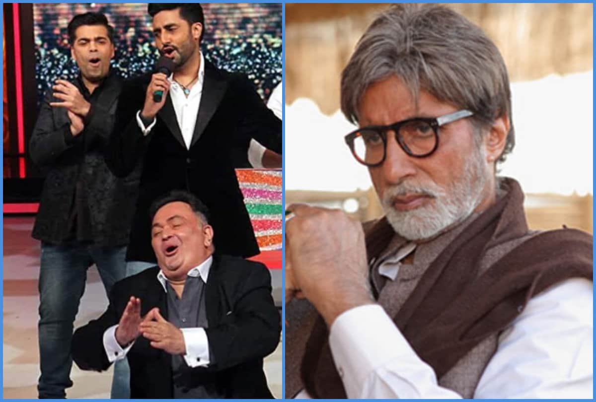 amitabh bachchan share rishi kapoor photo said no one beat like his lip sync