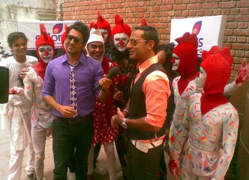 Ayushmann Khurrana co-hosted seasons one and two of reality show Indias Got Talent, with VJ Nikhil Chinapa,