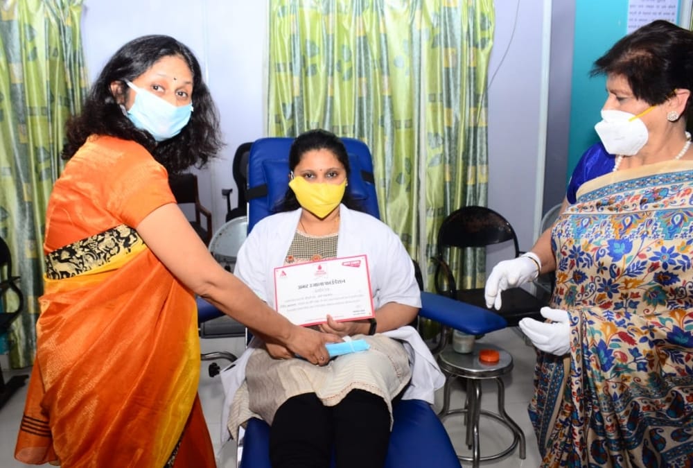 Amar Ujala Organised blood donation camp on World blood donation day.