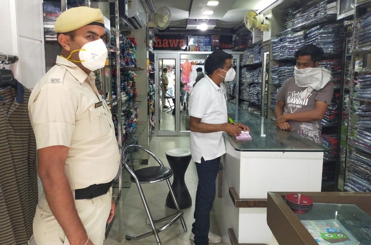 health department, shopkeeper, people