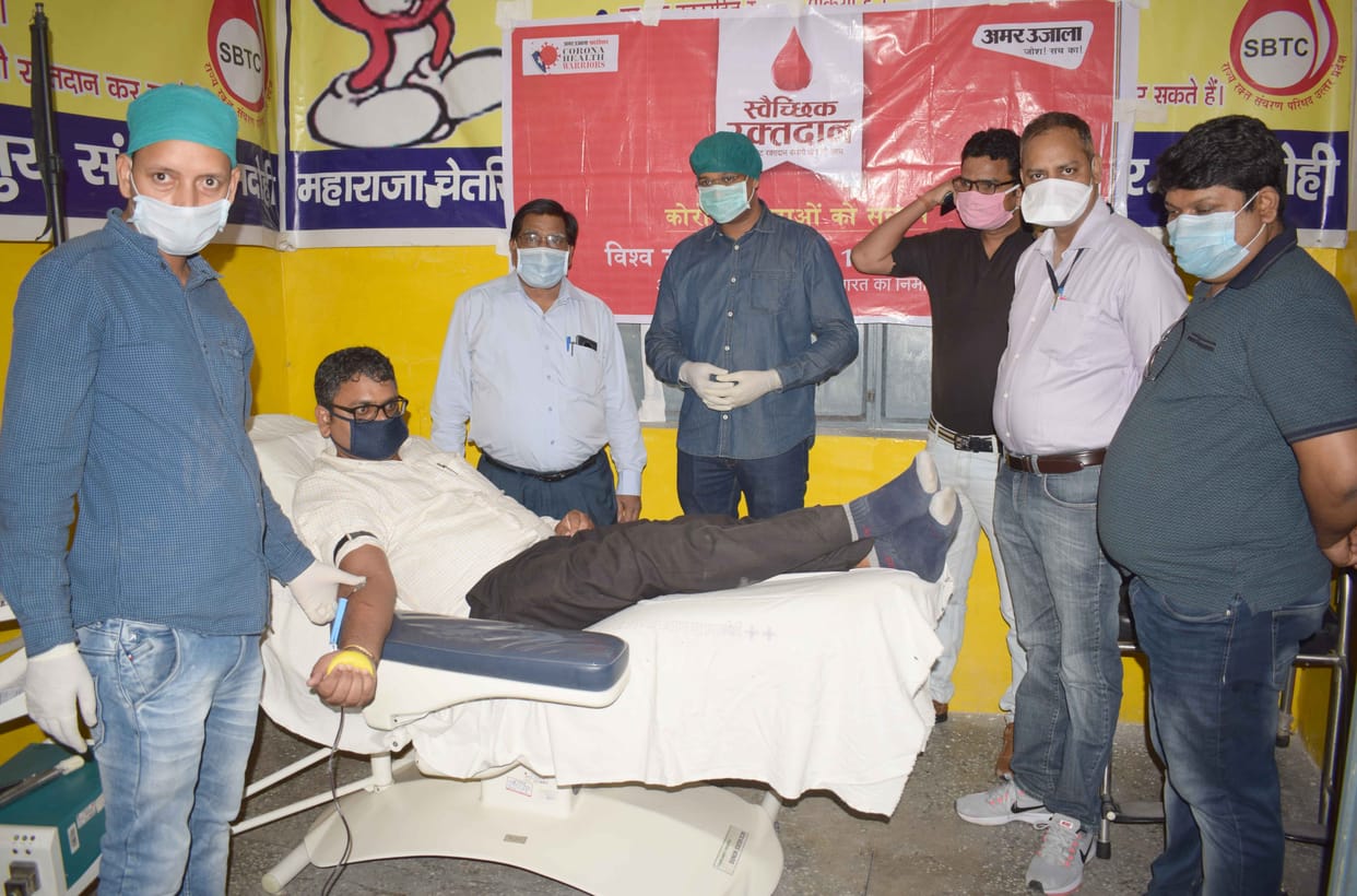 Mahadanis donated voluntary blood