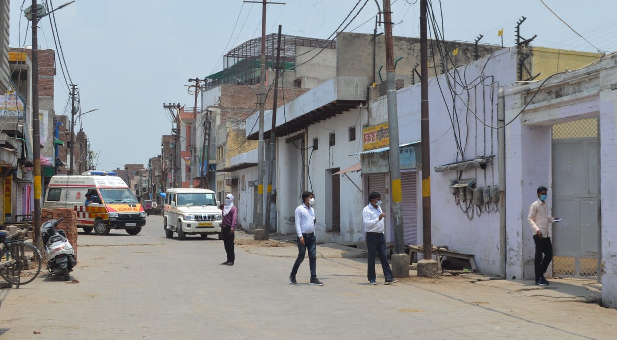 Hathras: Four out of corona infected including son of businessman